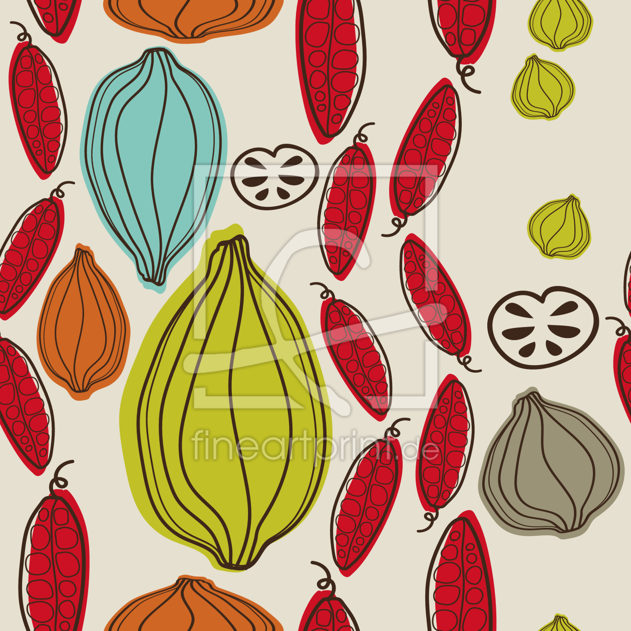 Bild-Nr.: 9004267 Herbstgemüse erstellt von patterndesigns-com