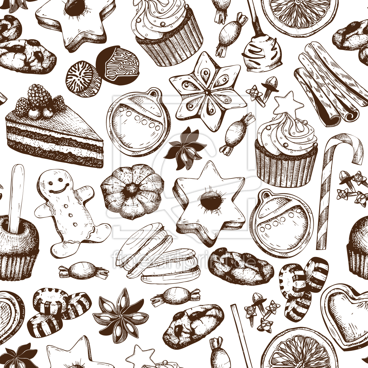 Bild-Nr.: 9004268 Weihnachtsleckereien erstellt von patterndesigns-com