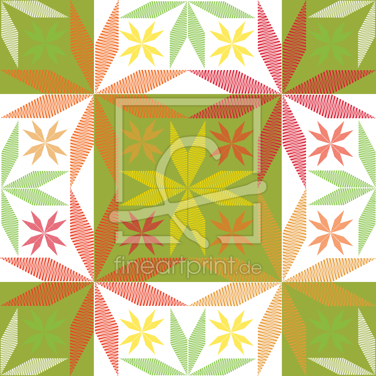Bild-Nr.: 9004458 Skandinavische Sterne Im Frühling erstellt von patterndesigns-com