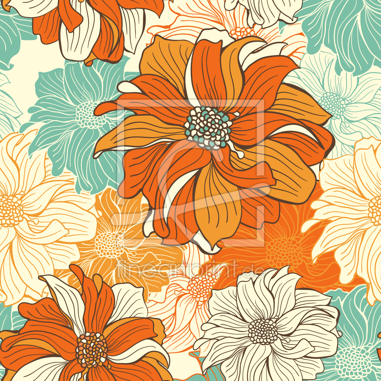 Bild-Nr.: 9004466 Meine Sehnsucht Nach Dahlien erstellt von patterndesigns-com