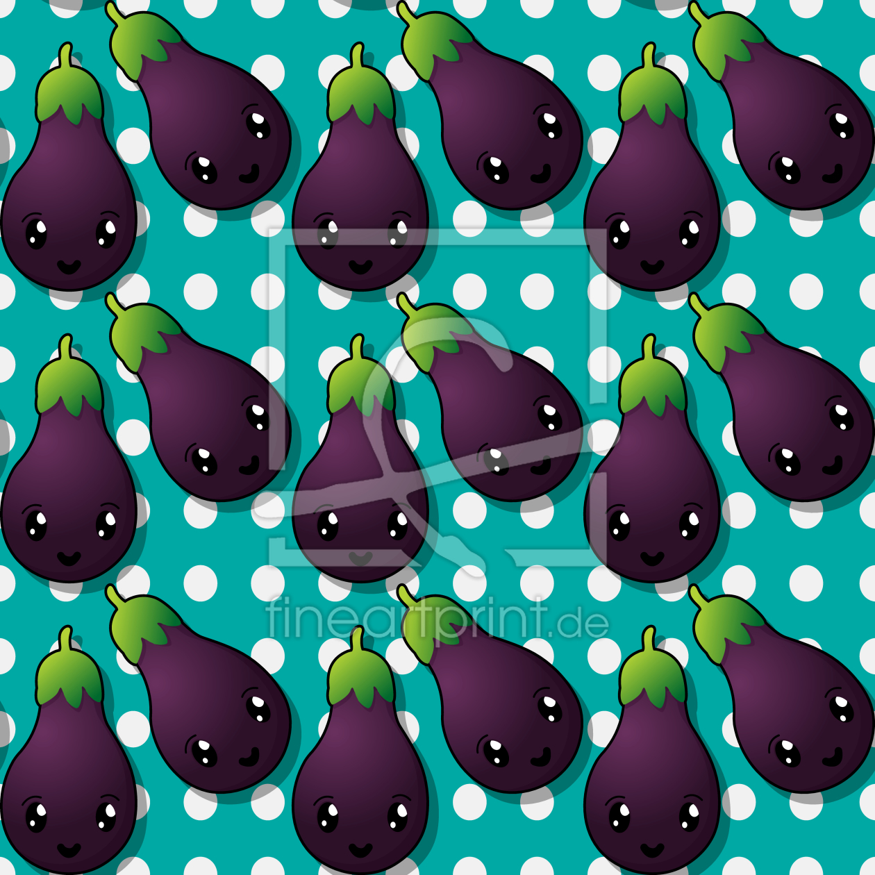 Bild-Nr.: 9005126 Auberginen Glück erstellt von patterndesigns-com