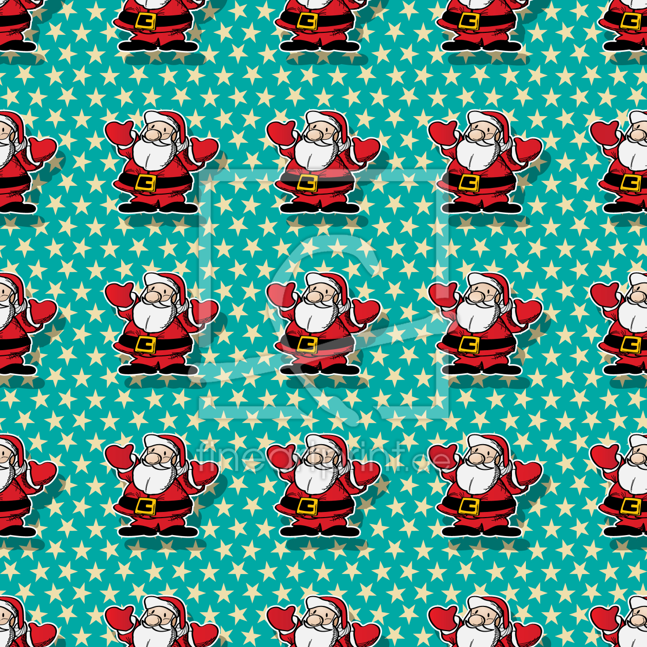 Bild-Nr.: 9005137 Weihnachtsmann Im Glück erstellt von patterndesigns-com
