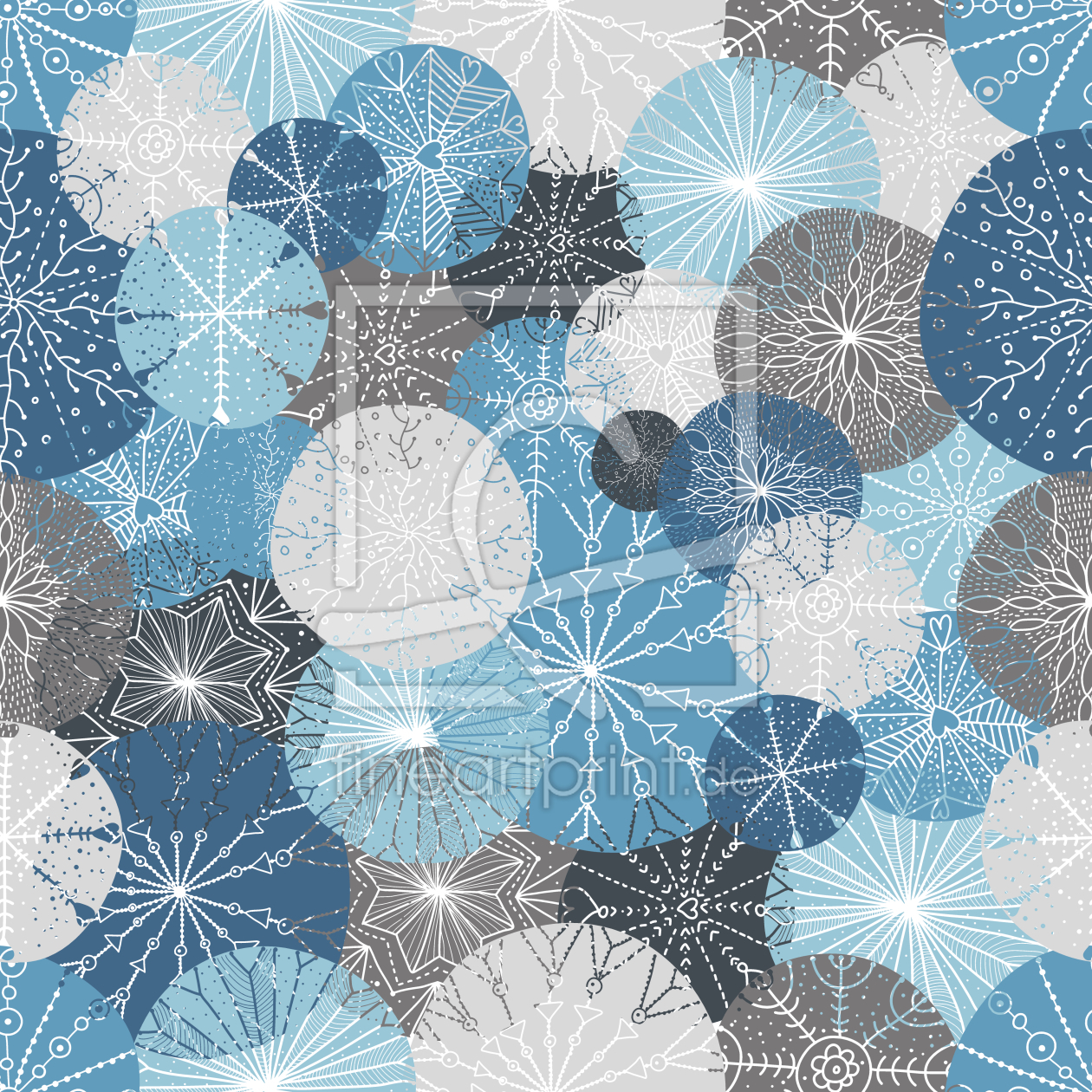 Bild-Nr.: 9005382 Herrliche Winter Kreise erstellt von patterndesigns-com