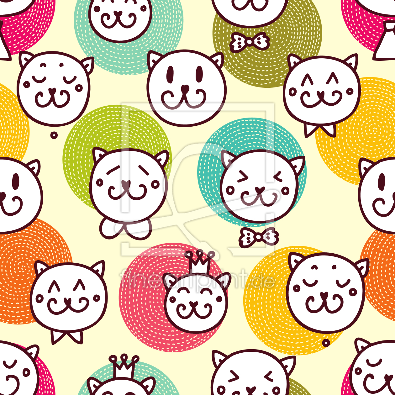Bild-Nr.: 9005391 Kater König Und Freunde erstellt von patterndesigns-com