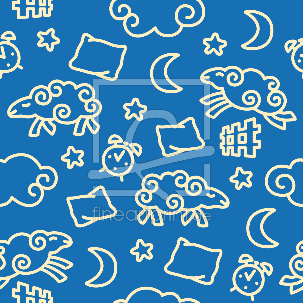 Bild-Nr.: 9005422 Schäfchen Zählen erstellt von patterndesigns-com