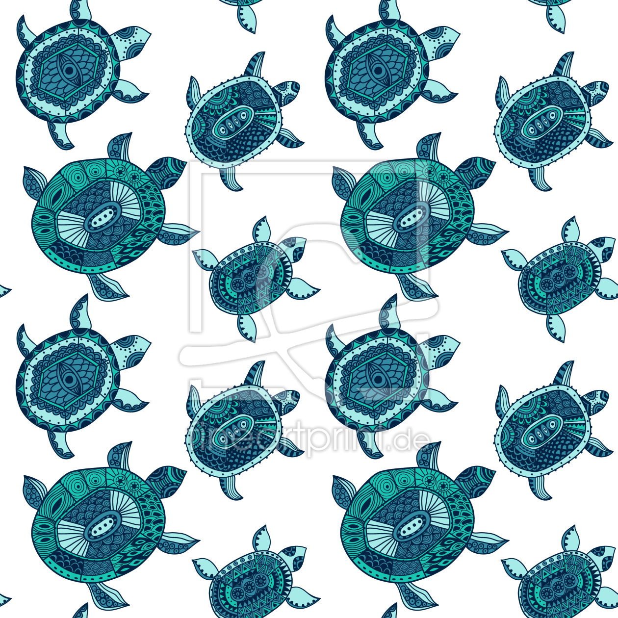 Bild-Nr.: 9005458 Die Fantastische Reise Der Smaragdschildkröten erstellt von patterndesigns-com