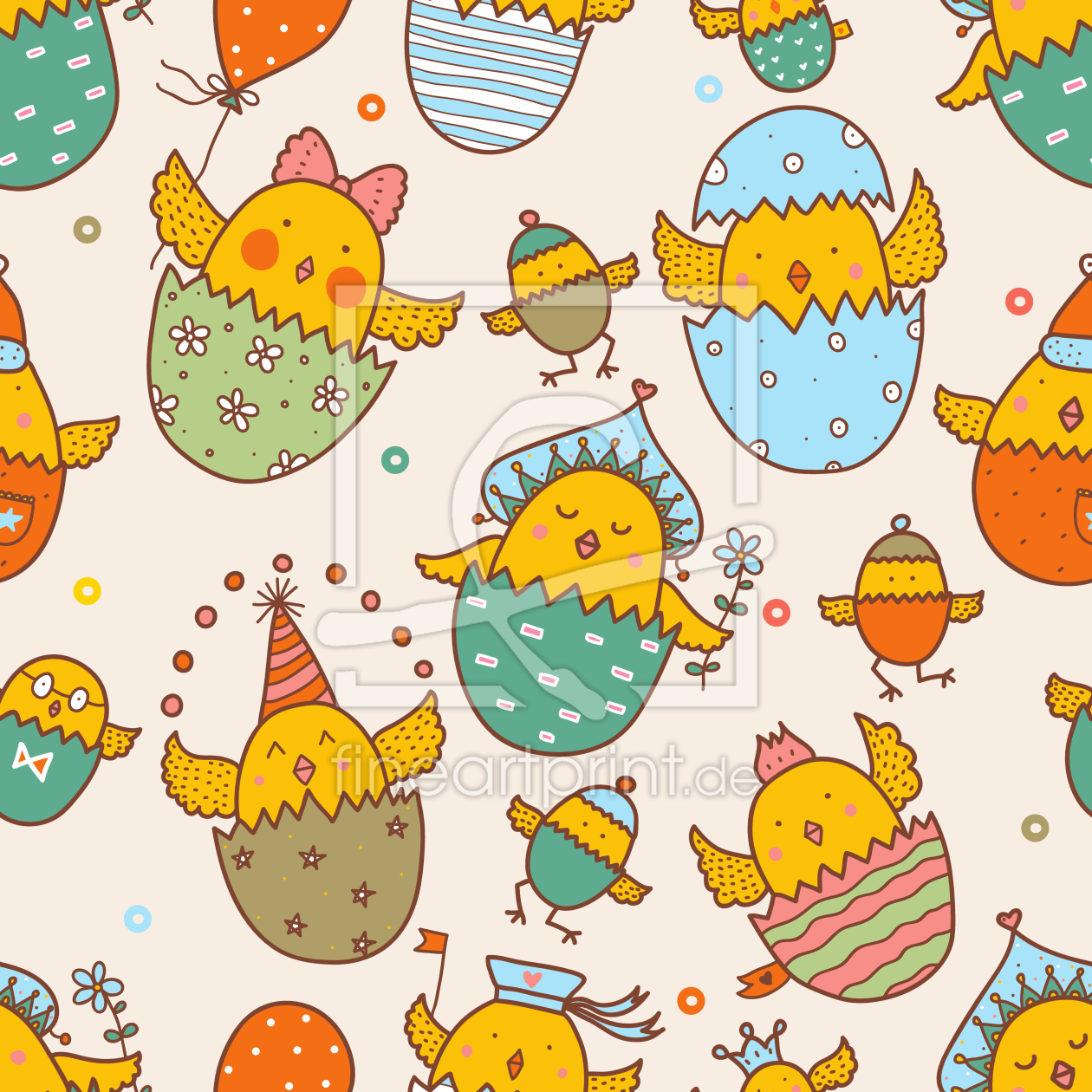 Bild-Nr.: 9005850 Russische Oster Küken erstellt von patterndesigns-com