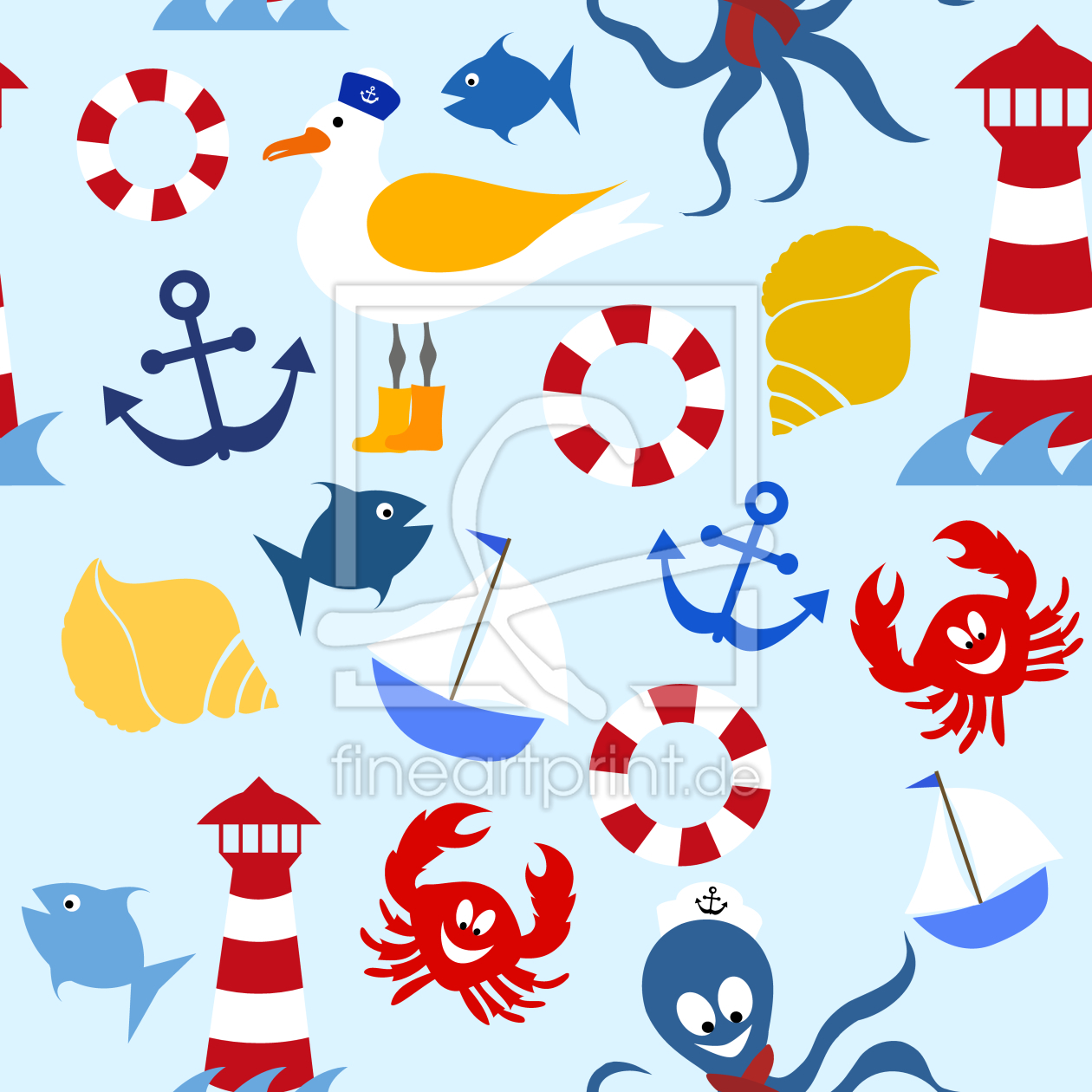 Bild-Nr.: 9005852 Meer und Strand erstellt von patterndesigns-com