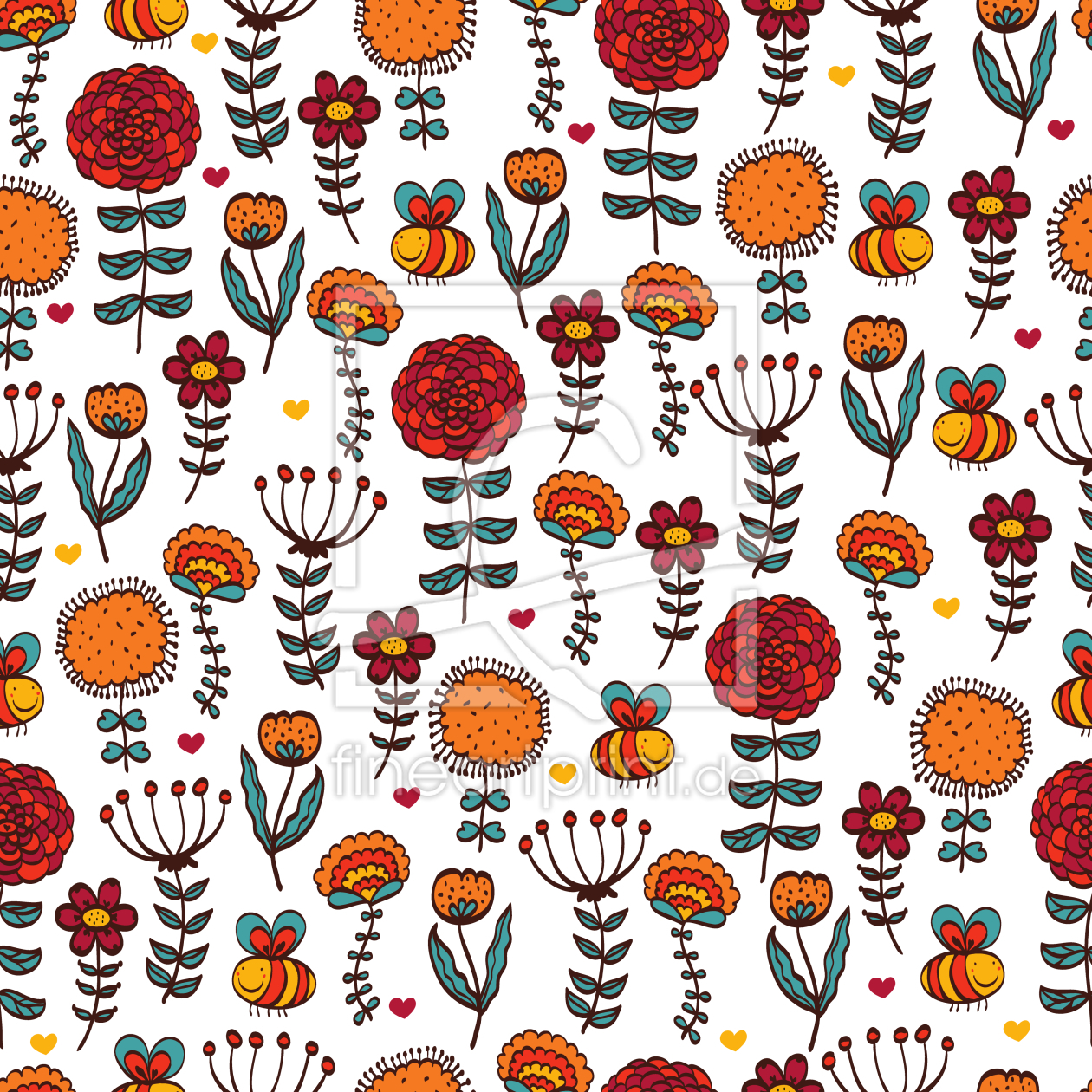 Bild-Nr.: 9005855 Julias Niedlicher Garten erstellt von patterndesigns-com