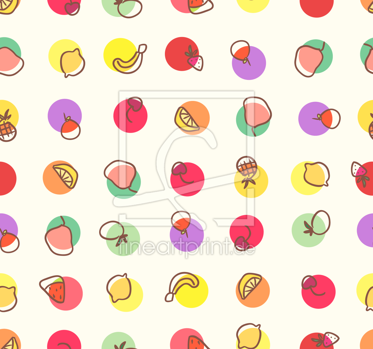 Bild-Nr.: 9005898 Tutti Frutti Polkadot erstellt von patterndesigns-com