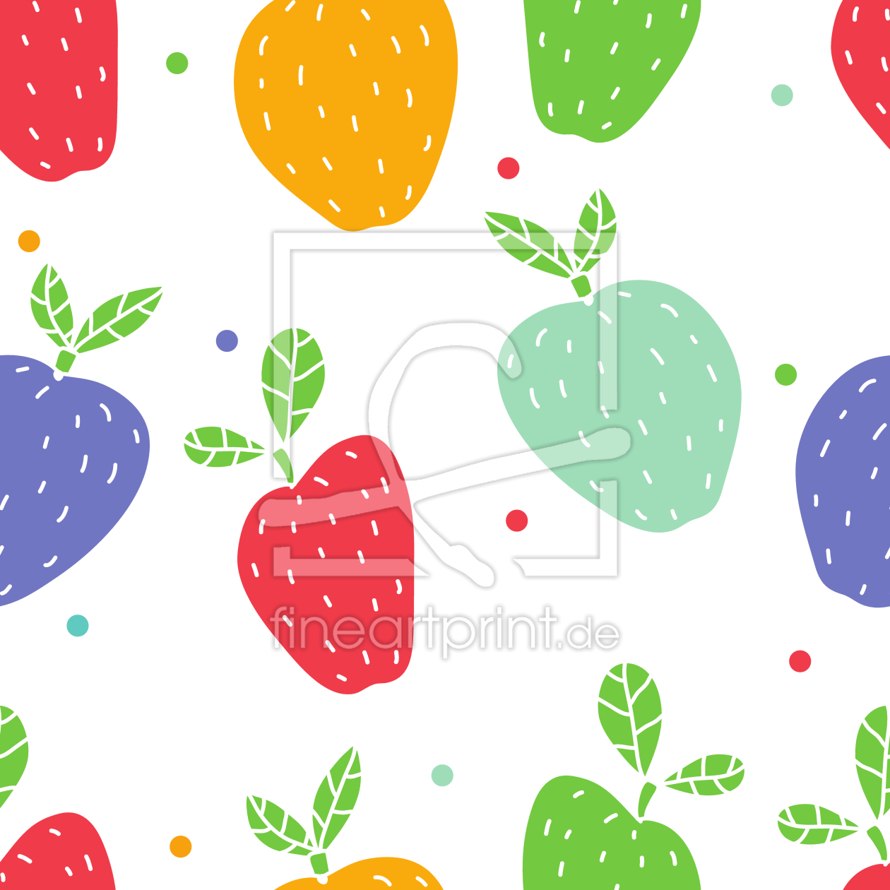 Bild-Nr.: 9005996 Äpfel Auf Punkten erstellt von patterndesigns-com
