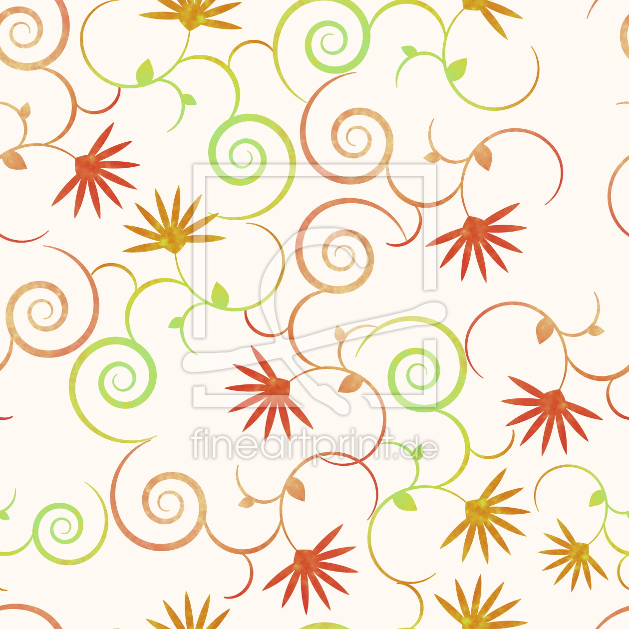 Bild-Nr.: 9006072 Zauberhafte Locken Blumen erstellt von patterndesigns-com