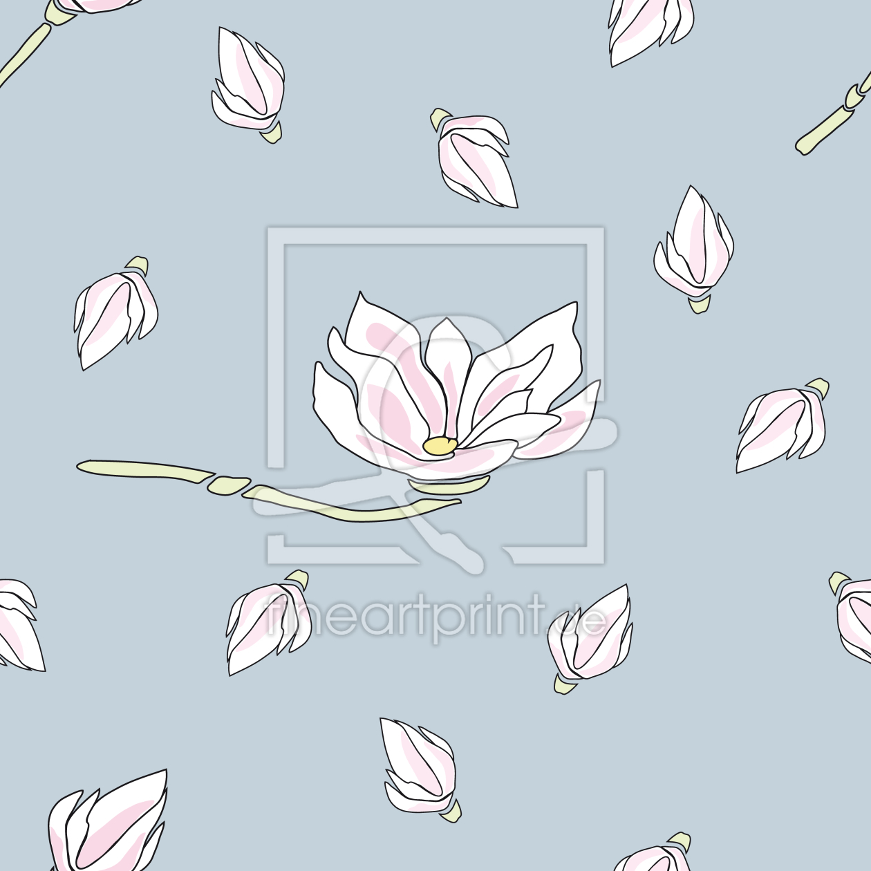 Bild-Nr.: 9006090 Magnolien Blüte erstellt von patterndesigns-com