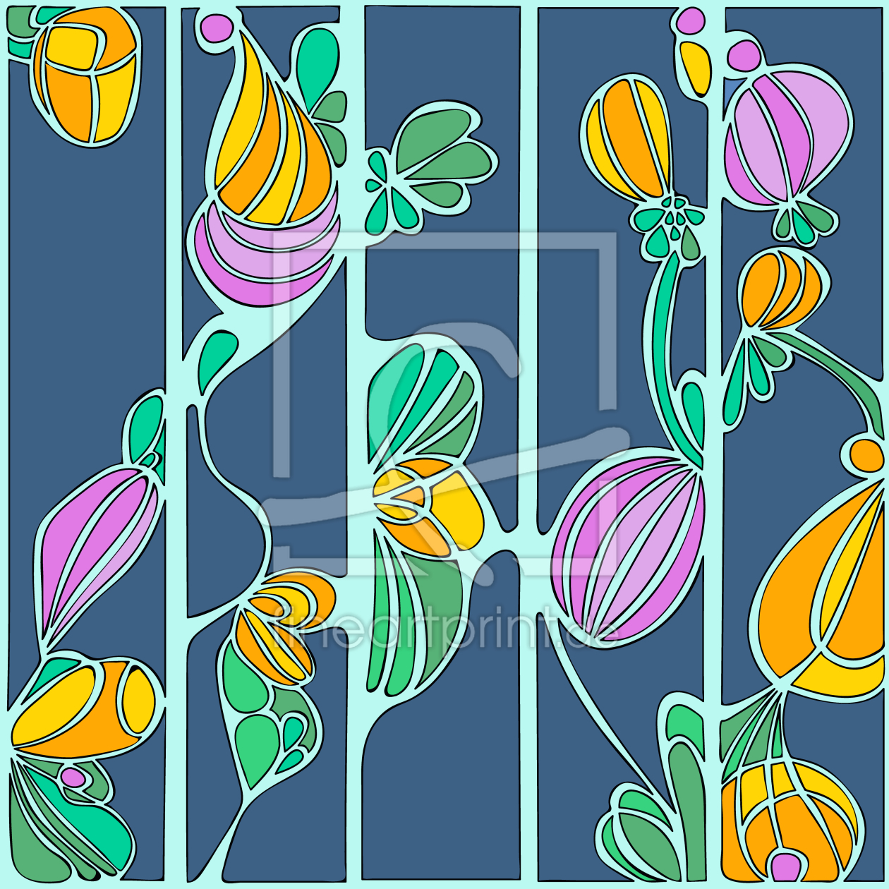 Bild-Nr.: 9006125 Tiffany Ranken erstellt von patterndesigns-com