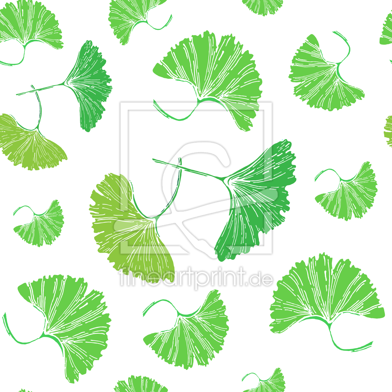 Bild-Nr.: 9006154 Ginkgo Blätter erstellt von patterndesigns-com