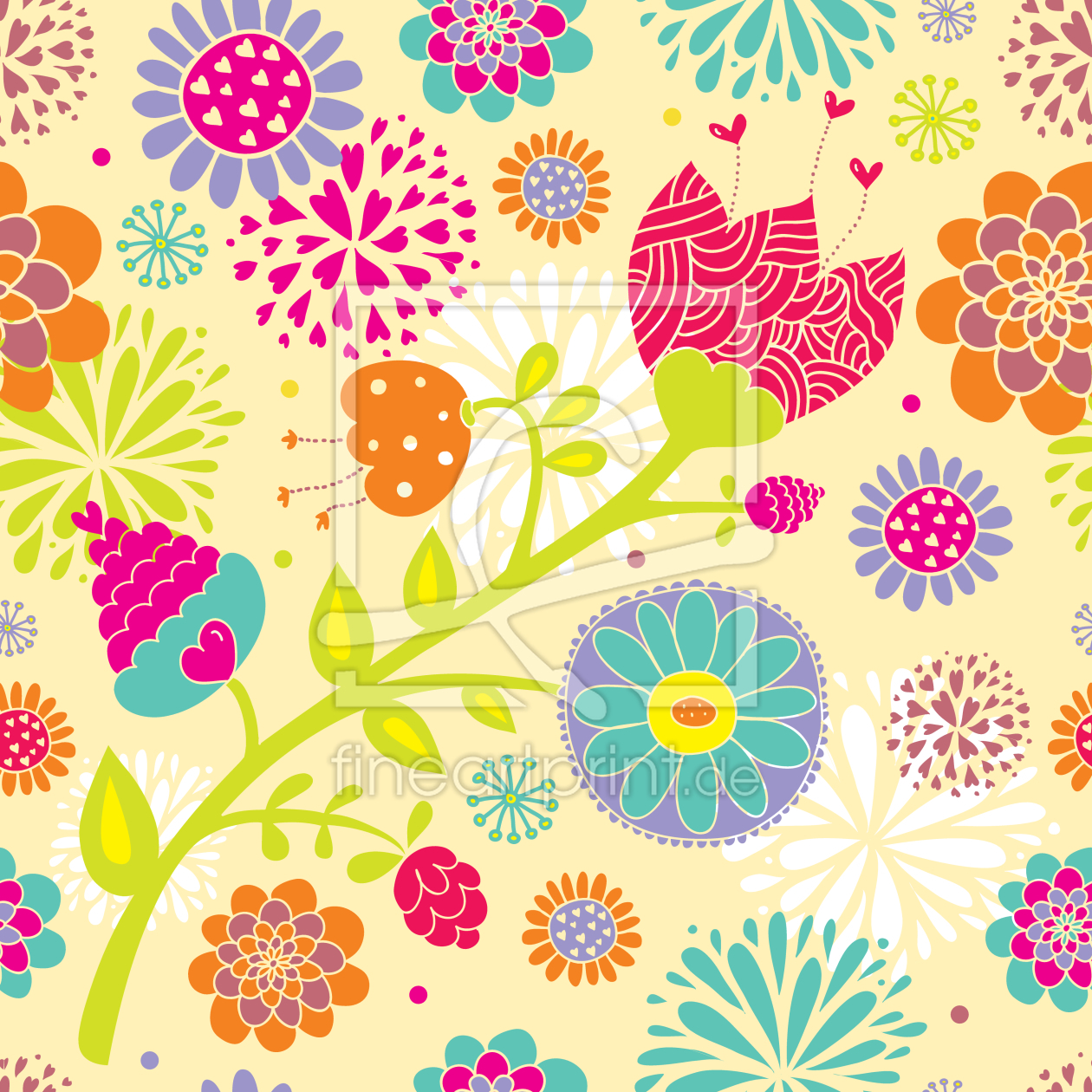 Bild-Nr.: 9006177 Florale Sommer Festspiele erstellt von patterndesigns-com
