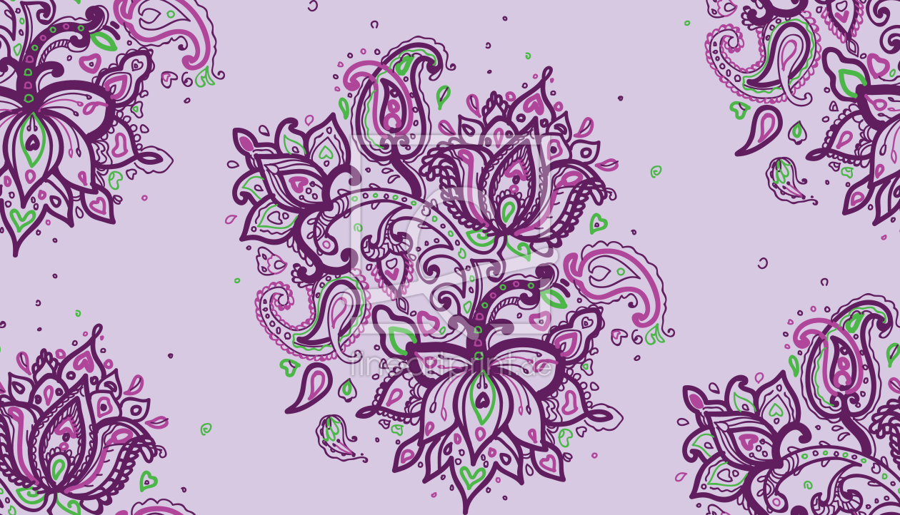 Bild-Nr.: 9006184 Paisley Bouquet erstellt von patterndesigns-com