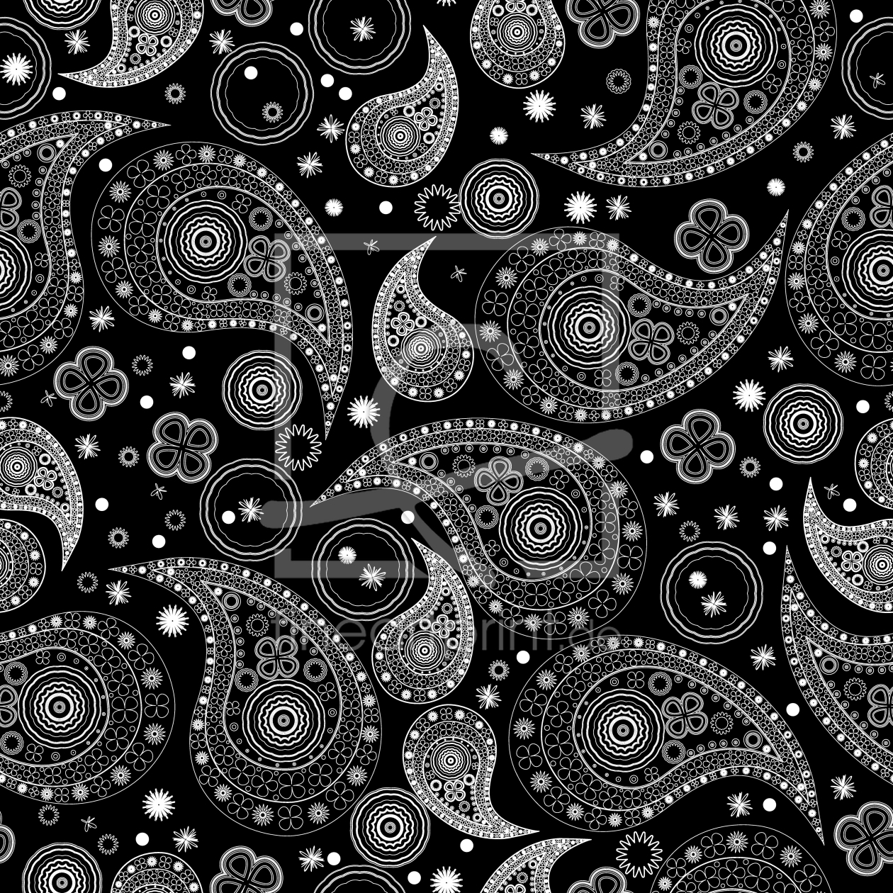 Bild-Nr.: 9006200 Wunderbare Paisley Fantasie erstellt von patterndesigns-com