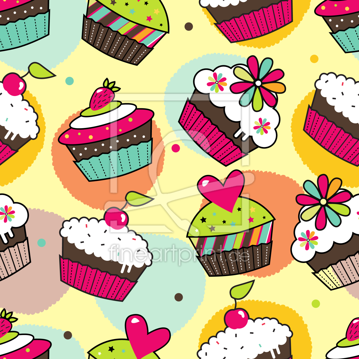 Bild-Nr.: 9006204 Muffin Träume erstellt von patterndesigns-com