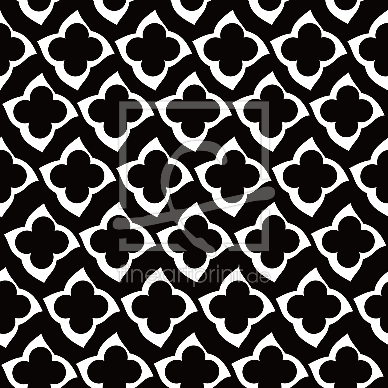 Bild-Nr.: 9006229 Vierpass Im Dunkeln erstellt von patterndesigns-com