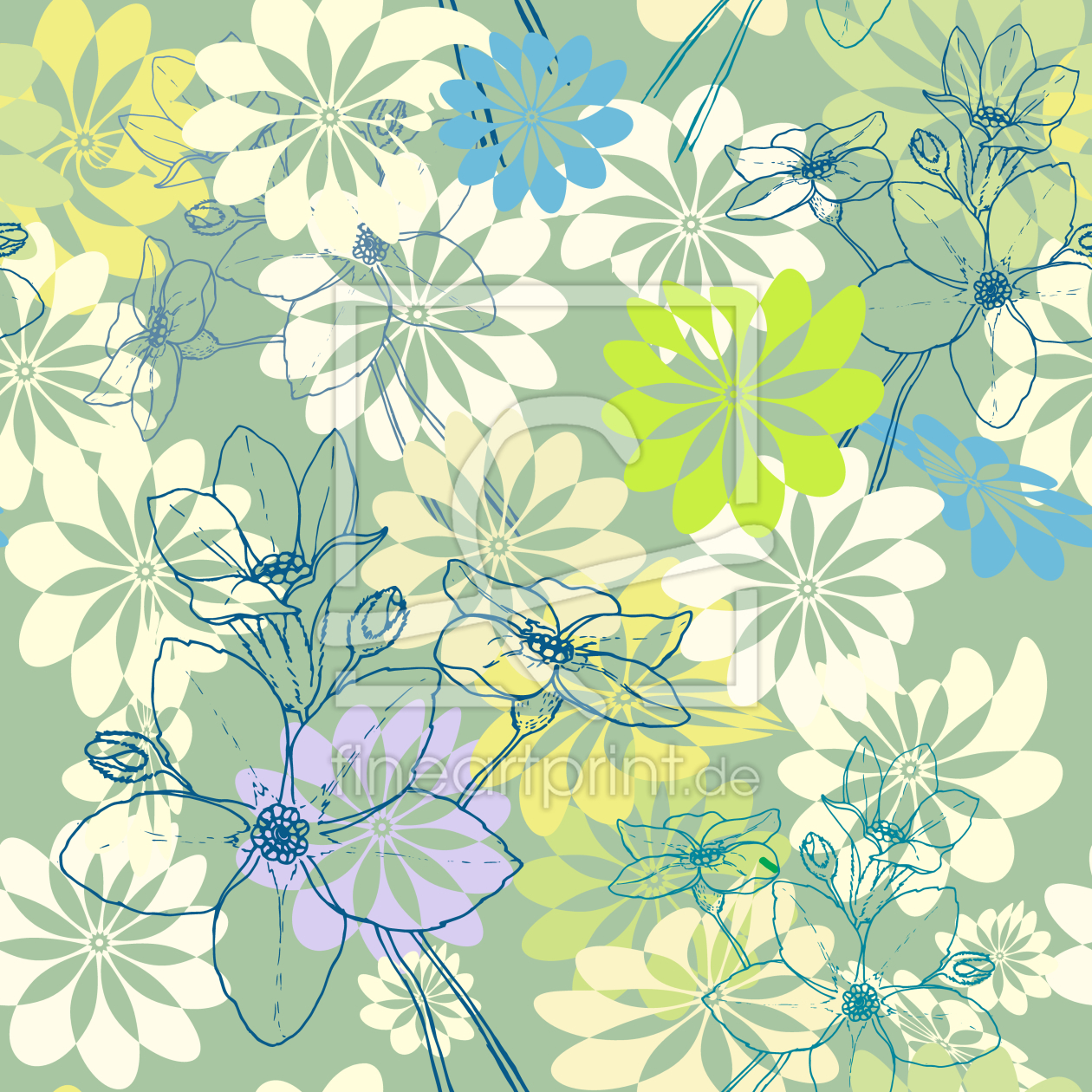 Bild-Nr.: 9006255 Der Frühling Liebt Alle Blumen erstellt von patterndesigns-com