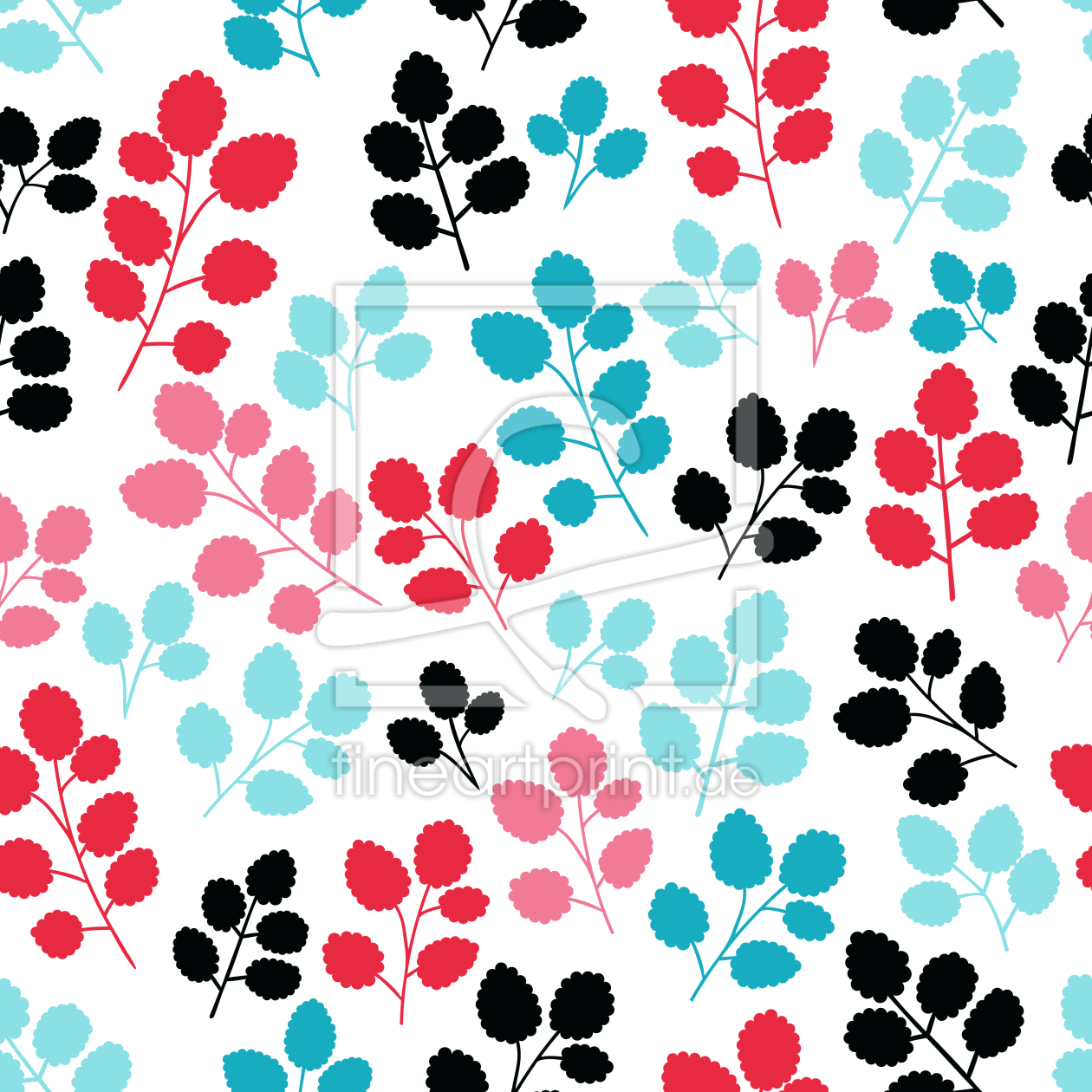 Bild-Nr.: 9006295 Beeren Blätter Im Winter erstellt von patterndesigns-com