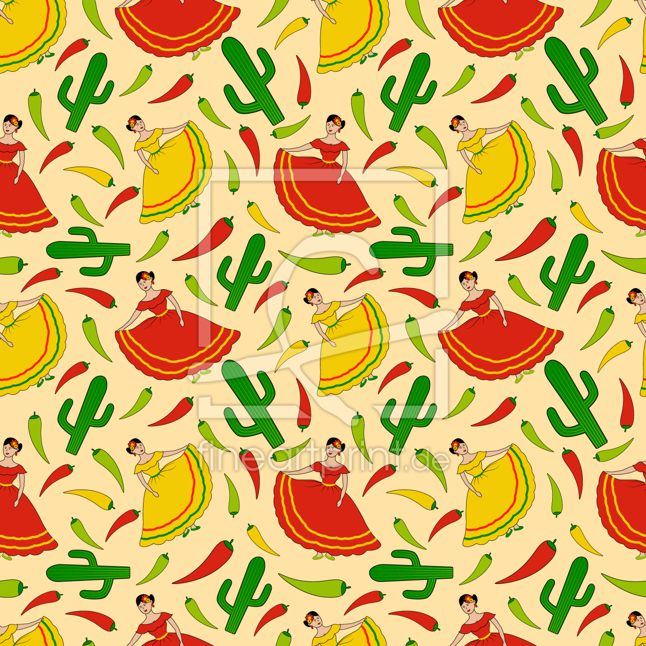 Bild-Nr.: 9006302 Senorita Chili erstellt von patterndesigns-com