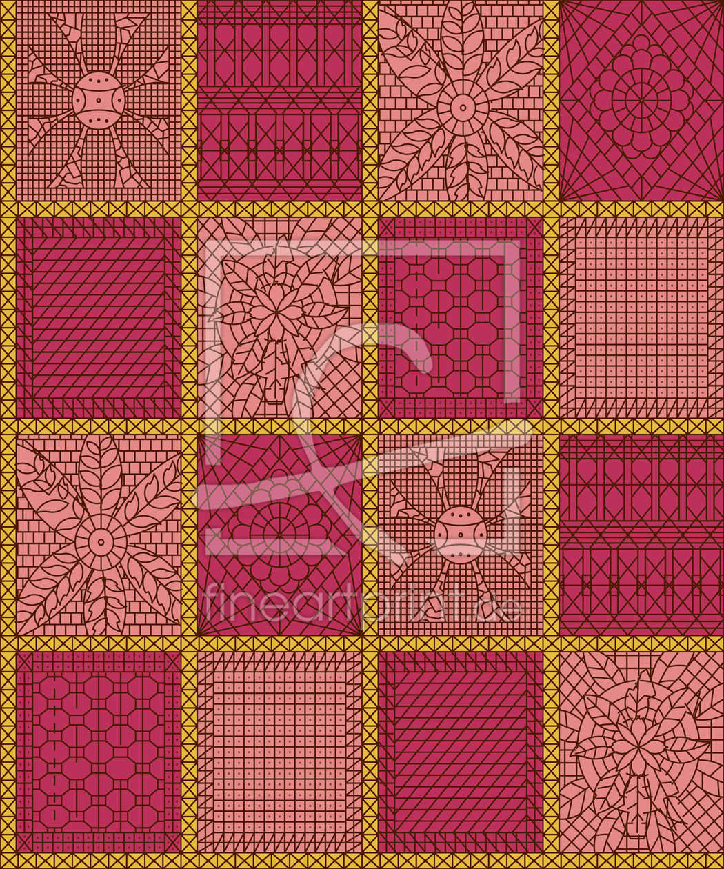 Bild-Nr.: 9006331 Häkel Patchwork erstellt von patterndesigns-com