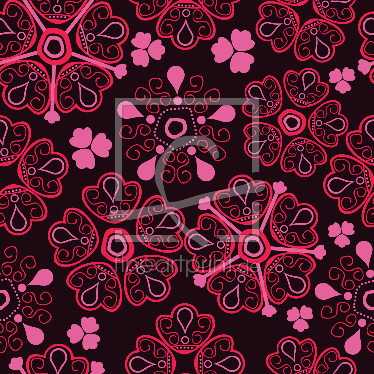 Bild-Nr.: 9006336 Blumen Liebe erstellt von patterndesigns-com