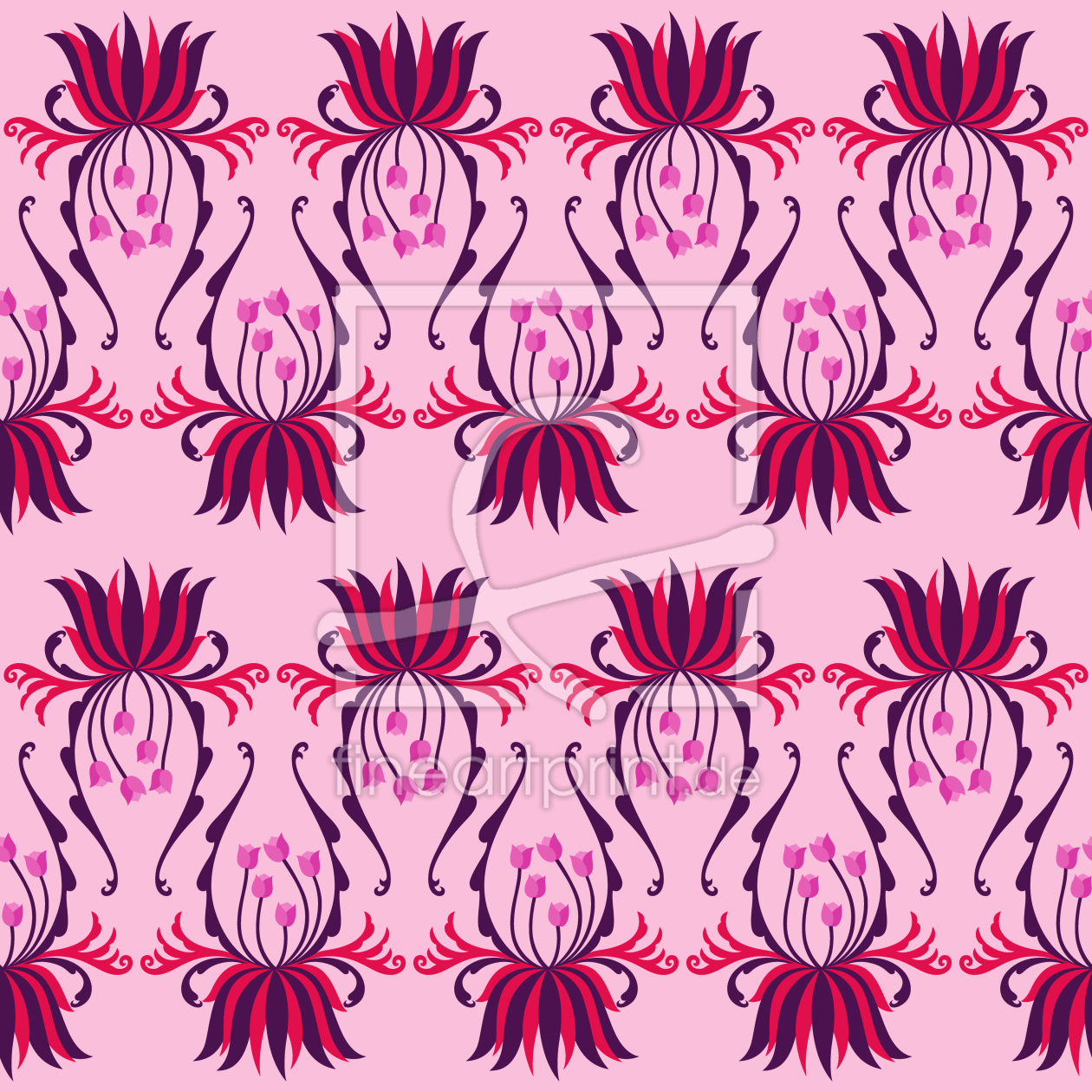 Bild-Nr.: 9006337 Blüten Streifen erstellt von patterndesigns-com