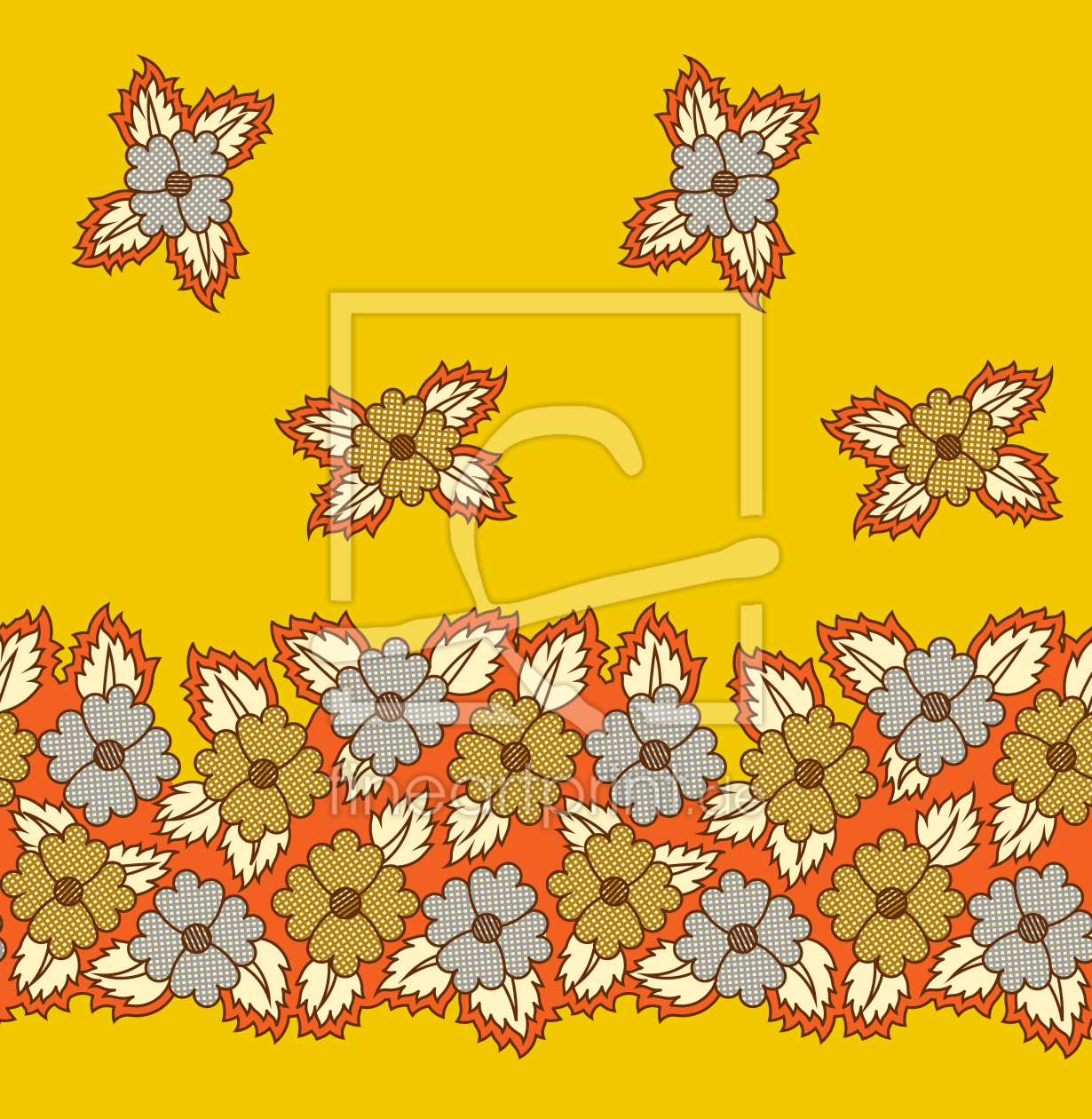 Bild-Nr.: 9006360 Florales Beet erstellt von patterndesigns-com