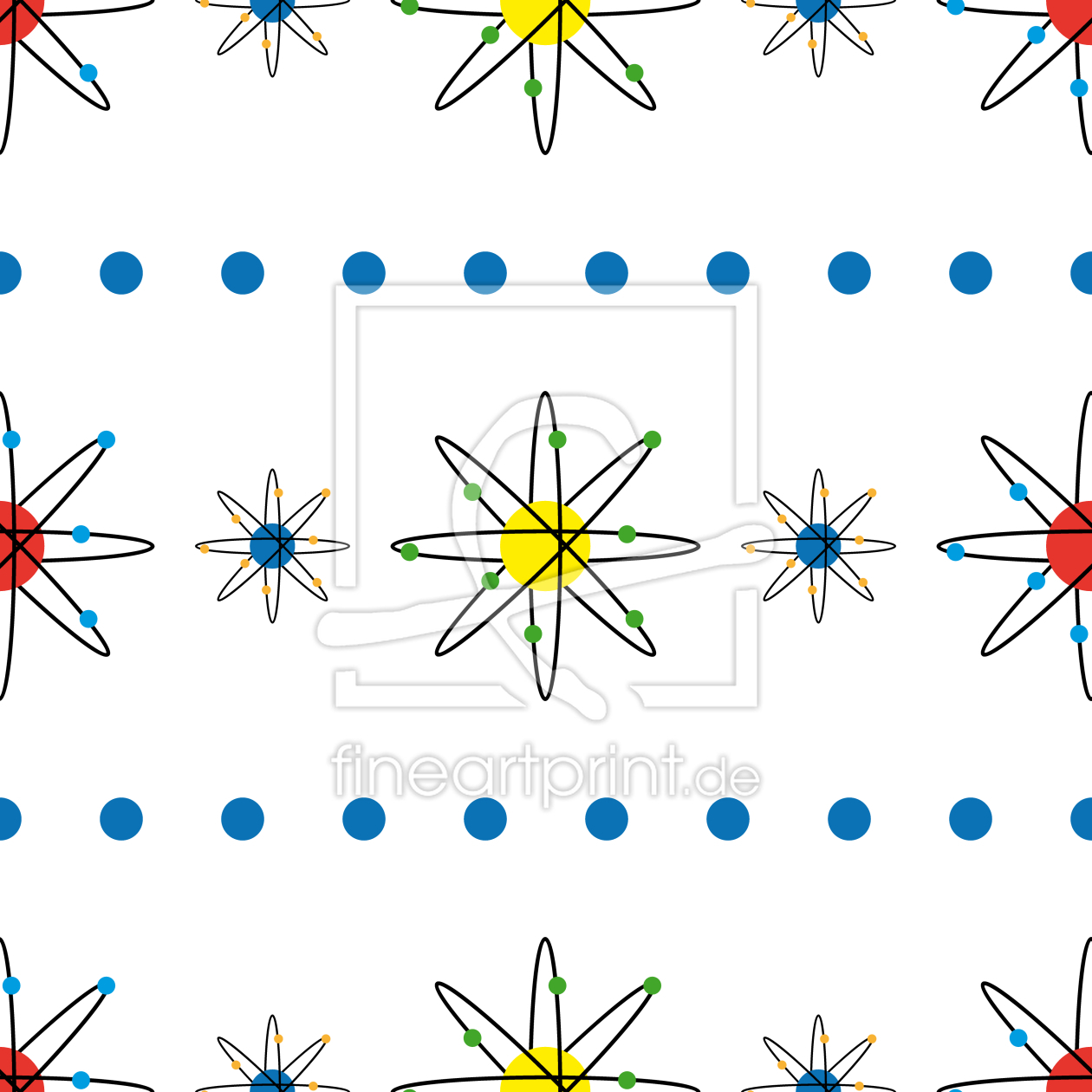 Bild-Nr.: 9006368 Atome erstellt von patterndesigns-com