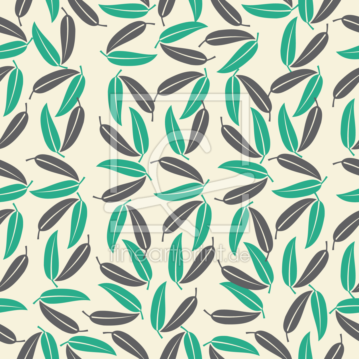 Bild-Nr.: 9006372 Tropische Blätter erstellt von patterndesigns-com