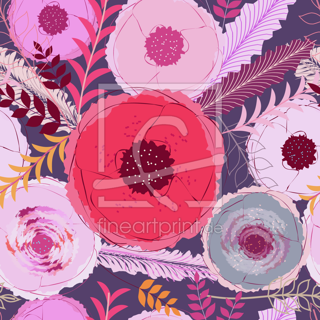 Bild-Nr.: 9006380 Mohnblumen Traum erstellt von patterndesigns-com