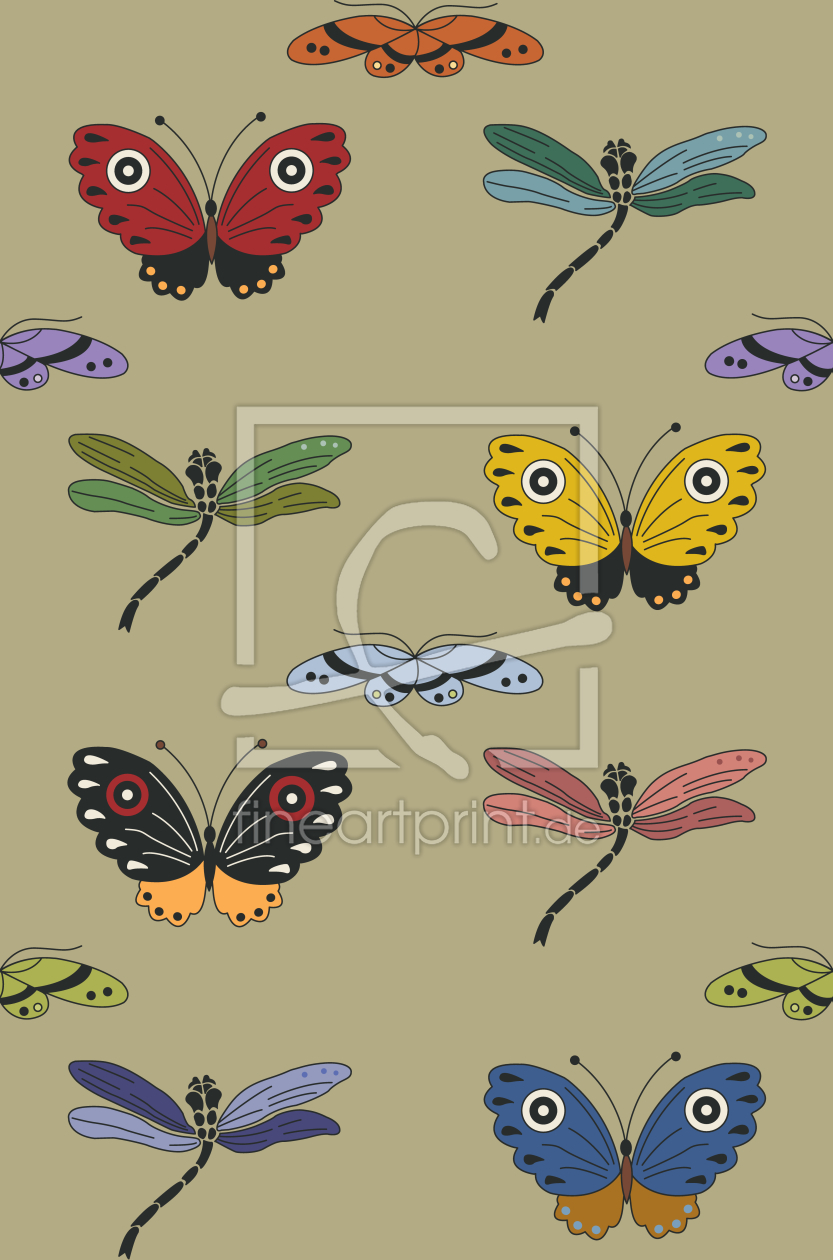 Bild-Nr.: 9006382 Libellen Zauber erstellt von patterndesigns-com