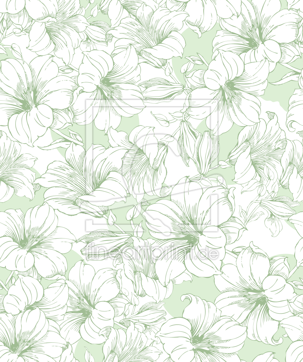 Bild-Nr.: 9006387 Blühender Hibiskus erstellt von patterndesigns-com