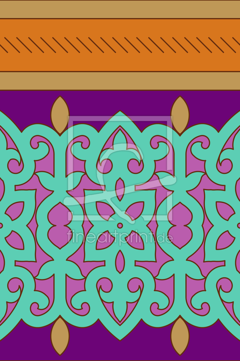 Bild-Nr.: 9006426 Orientalische Bordüre erstellt von patterndesigns-com