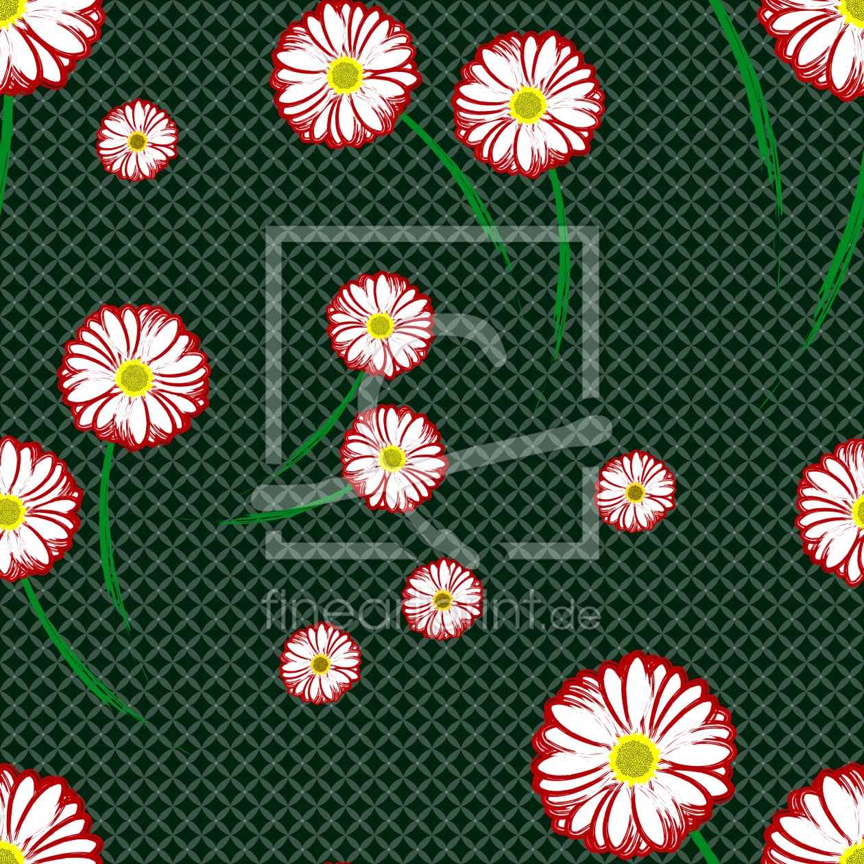 Bild-Nr.: 9006457 Gerbera Blüten erstellt von patterndesigns-com