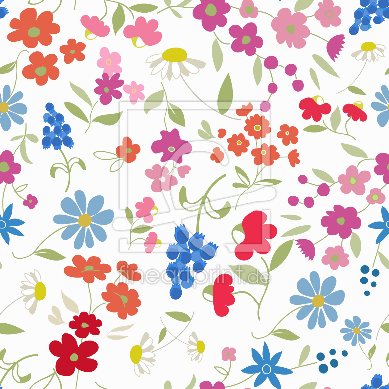 Bild-Nr.: 9006466 Mein Blumen Mix erstellt von patterndesigns-com