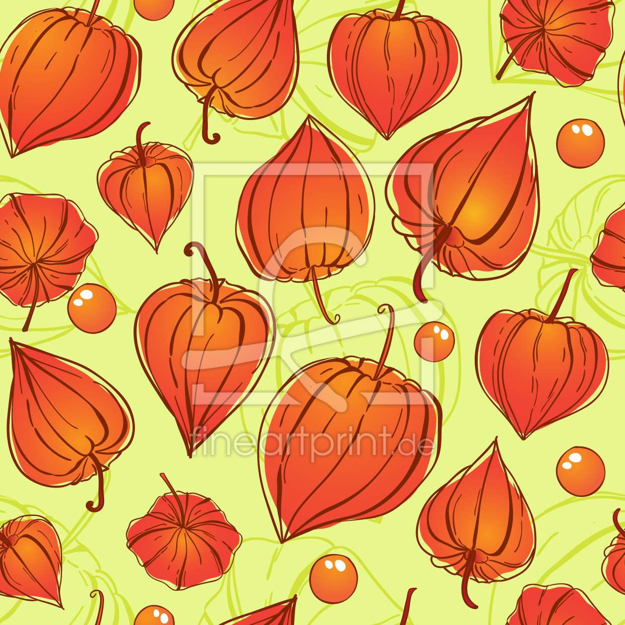 Bild-Nr.: 9006467 Physalis erstellt von patterndesigns-com