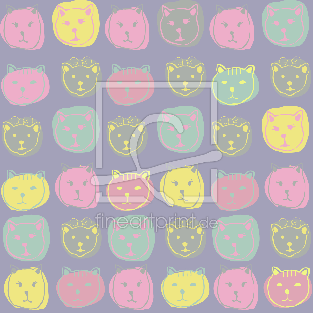 Bild-Nr.: 9006492 Katzen Portrait erstellt von patterndesigns-com