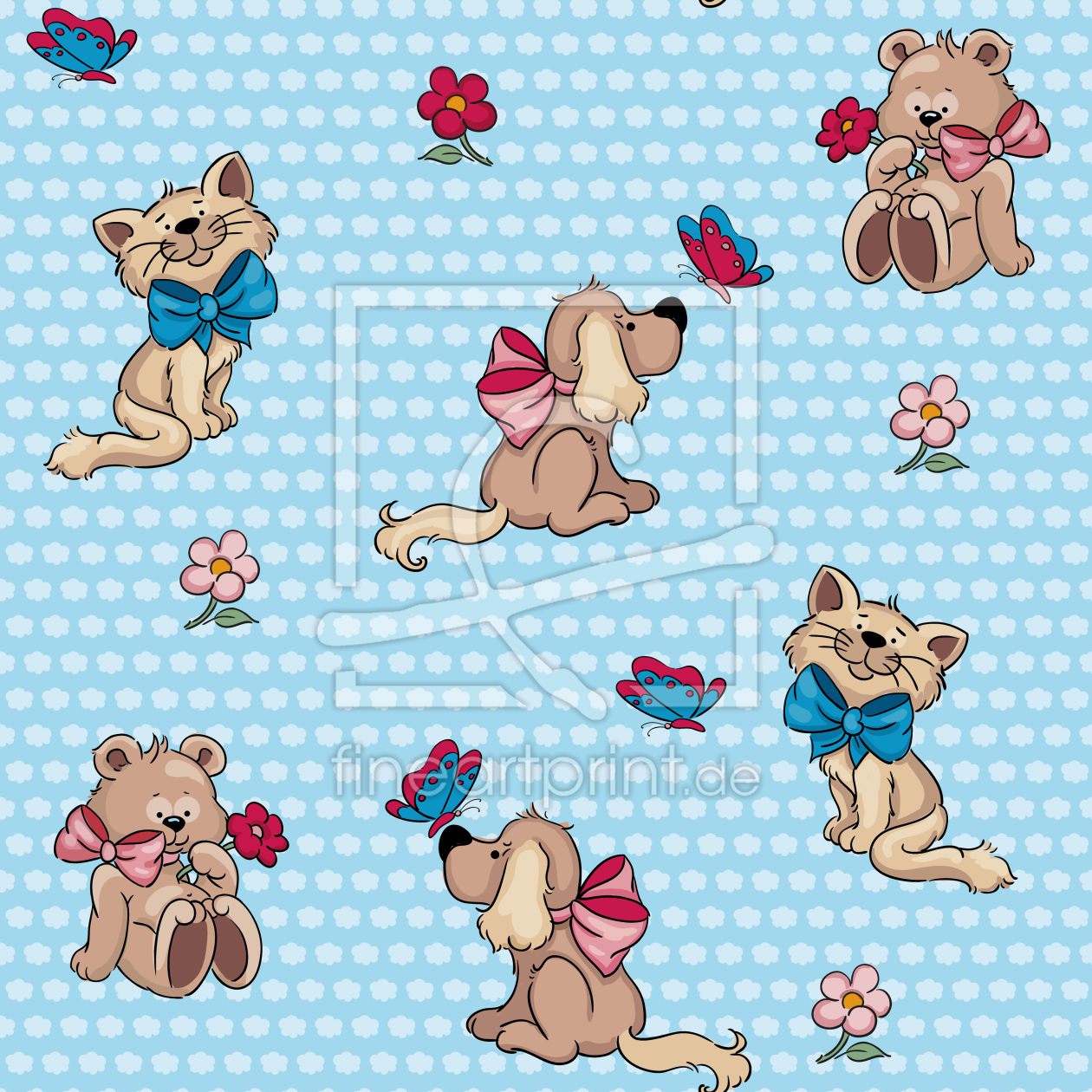 Bild-Nr.: 9006497 Niedliche Tiere erstellt von patterndesigns-com