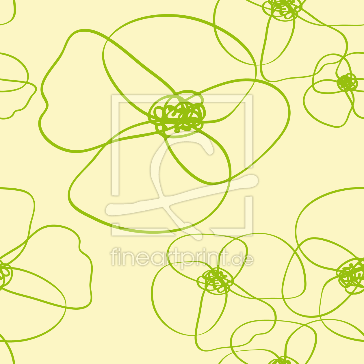 Bild-Nr.: 9006509 Mohnblumen Scribble erstellt von patterndesigns-com