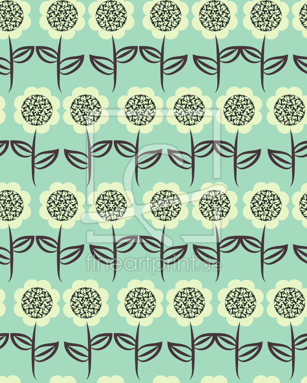 Bild-Nr.: 9006587 Sonnenblumen Reihen erstellt von patterndesigns-com