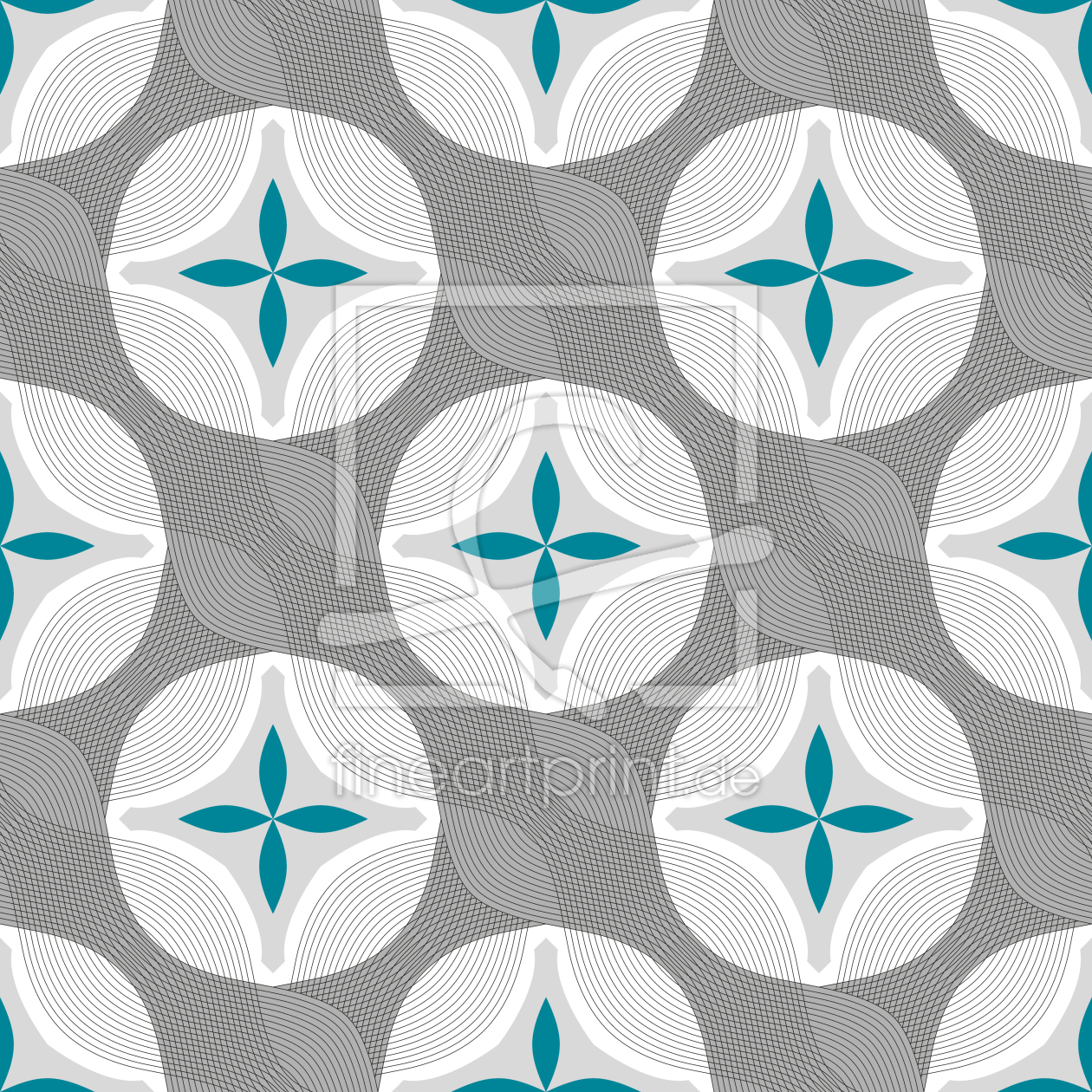 Bild-Nr.: 9006693 Blumen Welle erstellt von patterndesigns-com