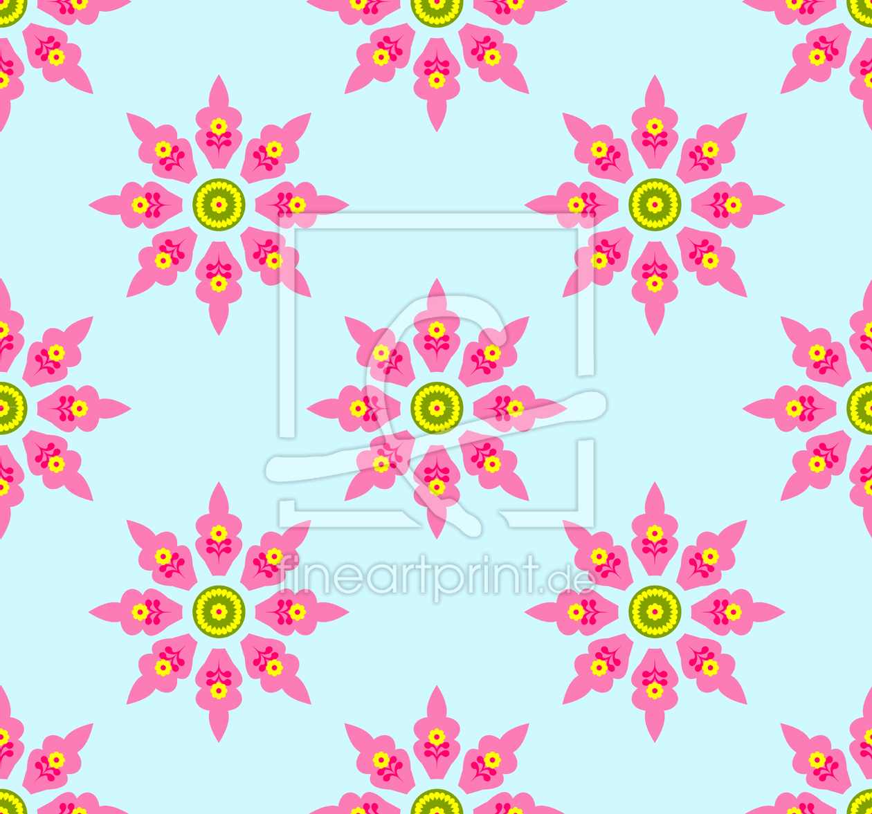 Bild-Nr.: 9006694 Blümchen Aus Dem Orient erstellt von patterndesigns-com