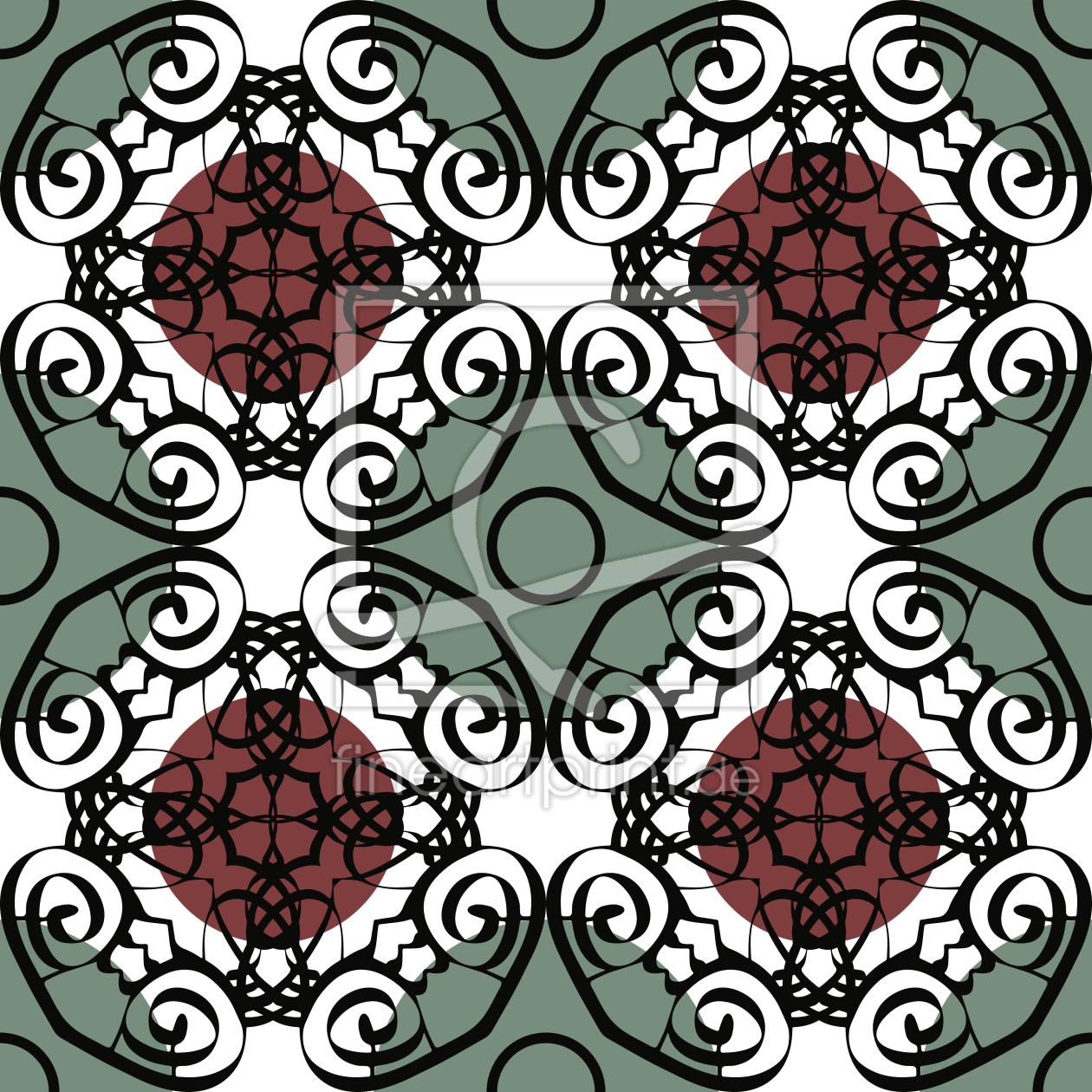 Bild-Nr.: 9006716 Opulenz In Kreisen erstellt von patterndesigns-com