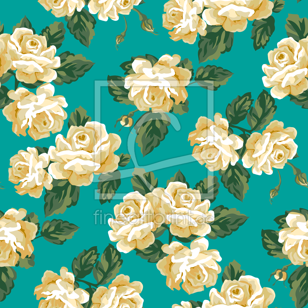 Bild-Nr.: 9006717 Vintage Rosen Bouquet erstellt von patterndesigns-com