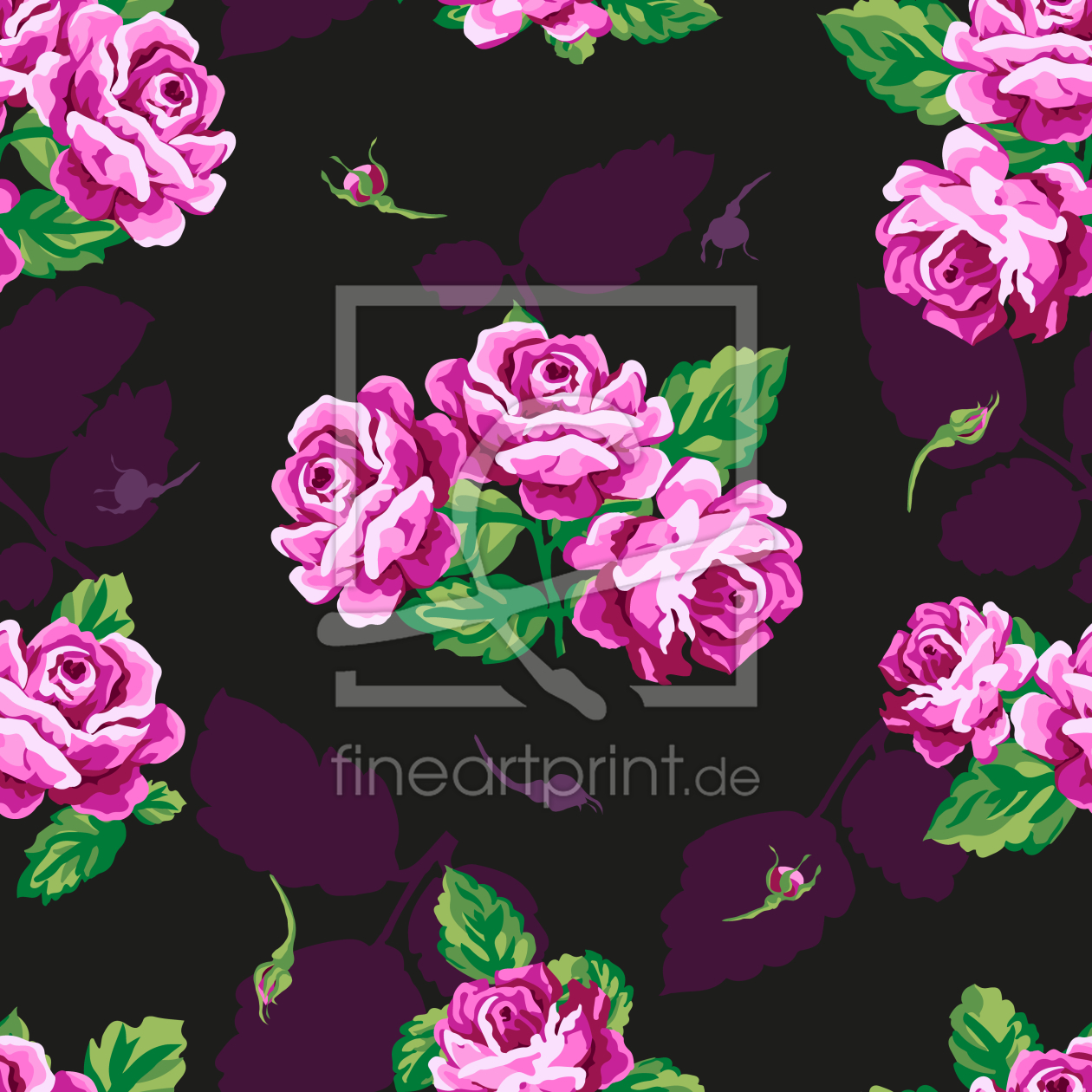 Bild-Nr.: 9006758 Nostalgie Rosen Bouquet erstellt von patterndesigns-com