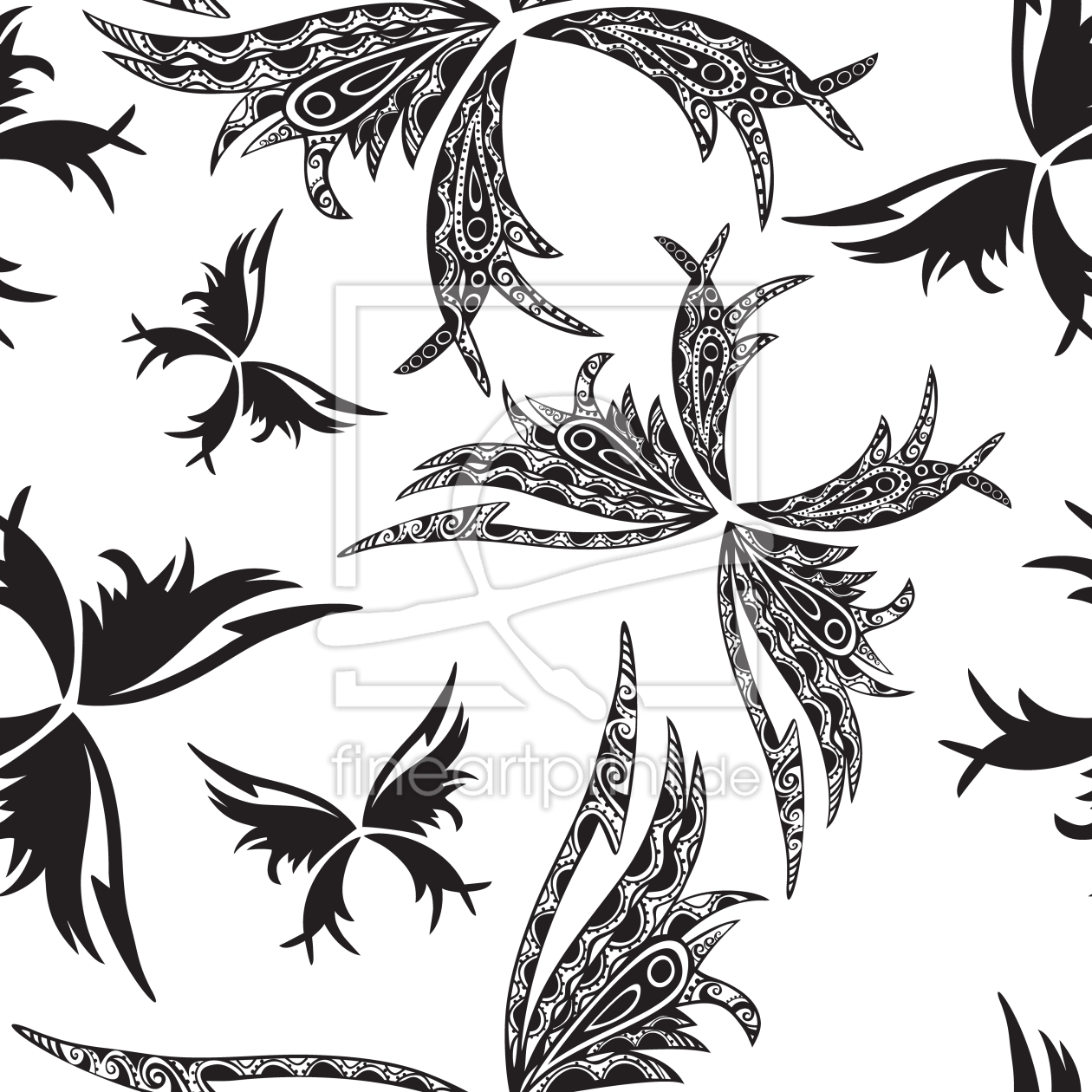 Bild-Nr.: 9006762 Tattoo Papillon erstellt von patterndesigns-com